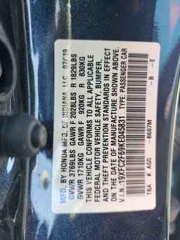 2019 HONDA CIVIC