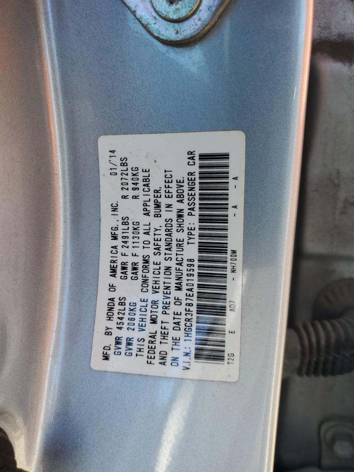 2014 HONDA ACCORD