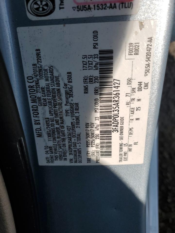 2010 FORD FUSION