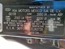 2018 KIA FORTE