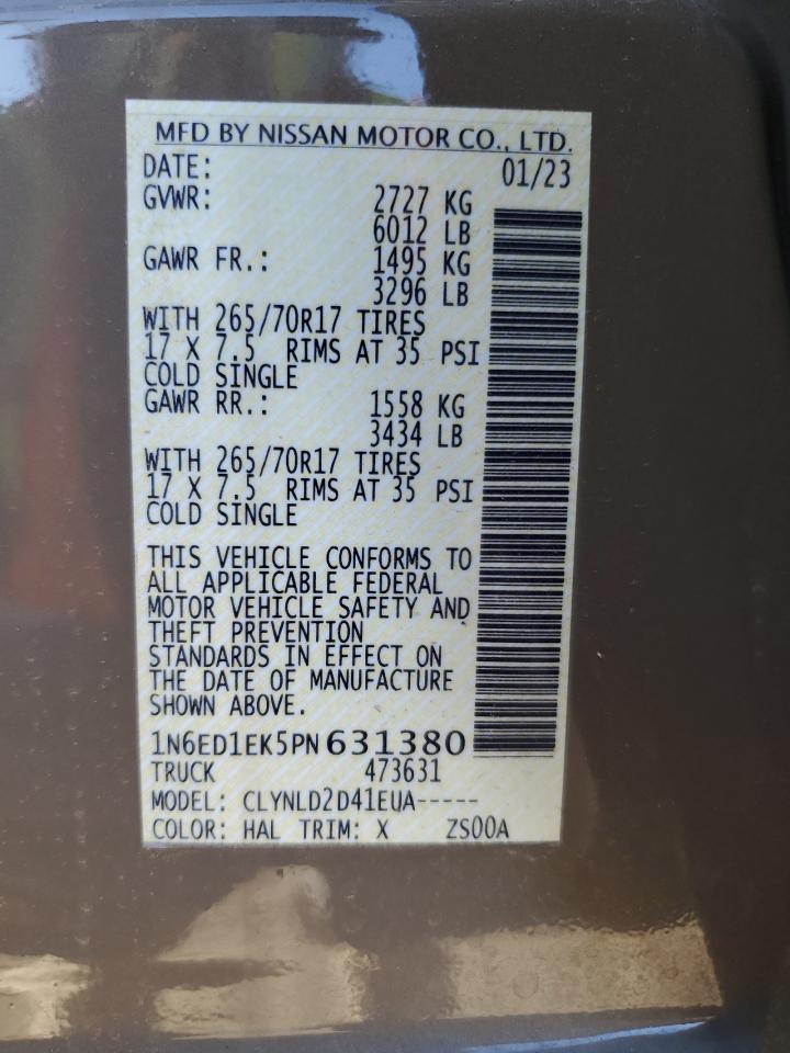 2023 NISSAN Frontier