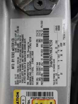 2017 FORD FUSION