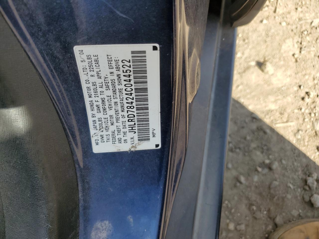 2004 HONDA CR-V