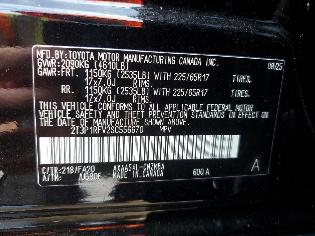 2025 TOYOTA RAV4