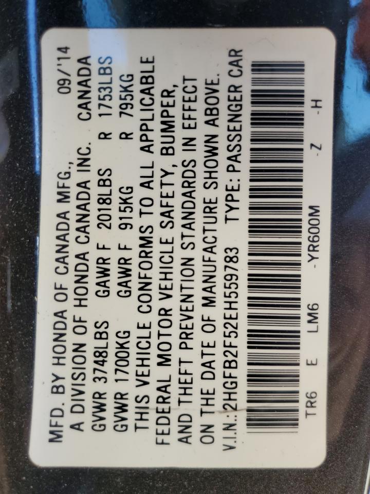 2014 HONDA CIVIC