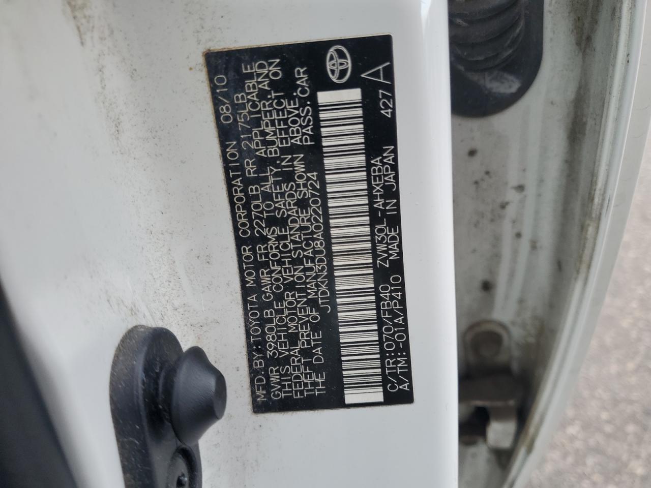 2010 TOYOTA PRIUS