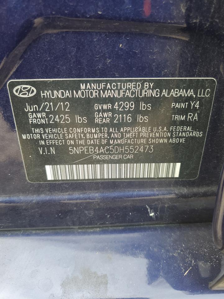 2013 HYUNDAI SONATA