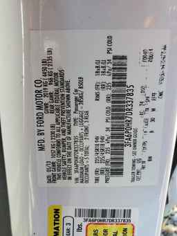2013 FORD FUSION