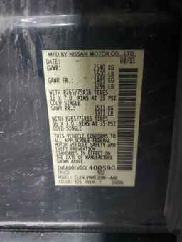 2012 NISSAN Frontier