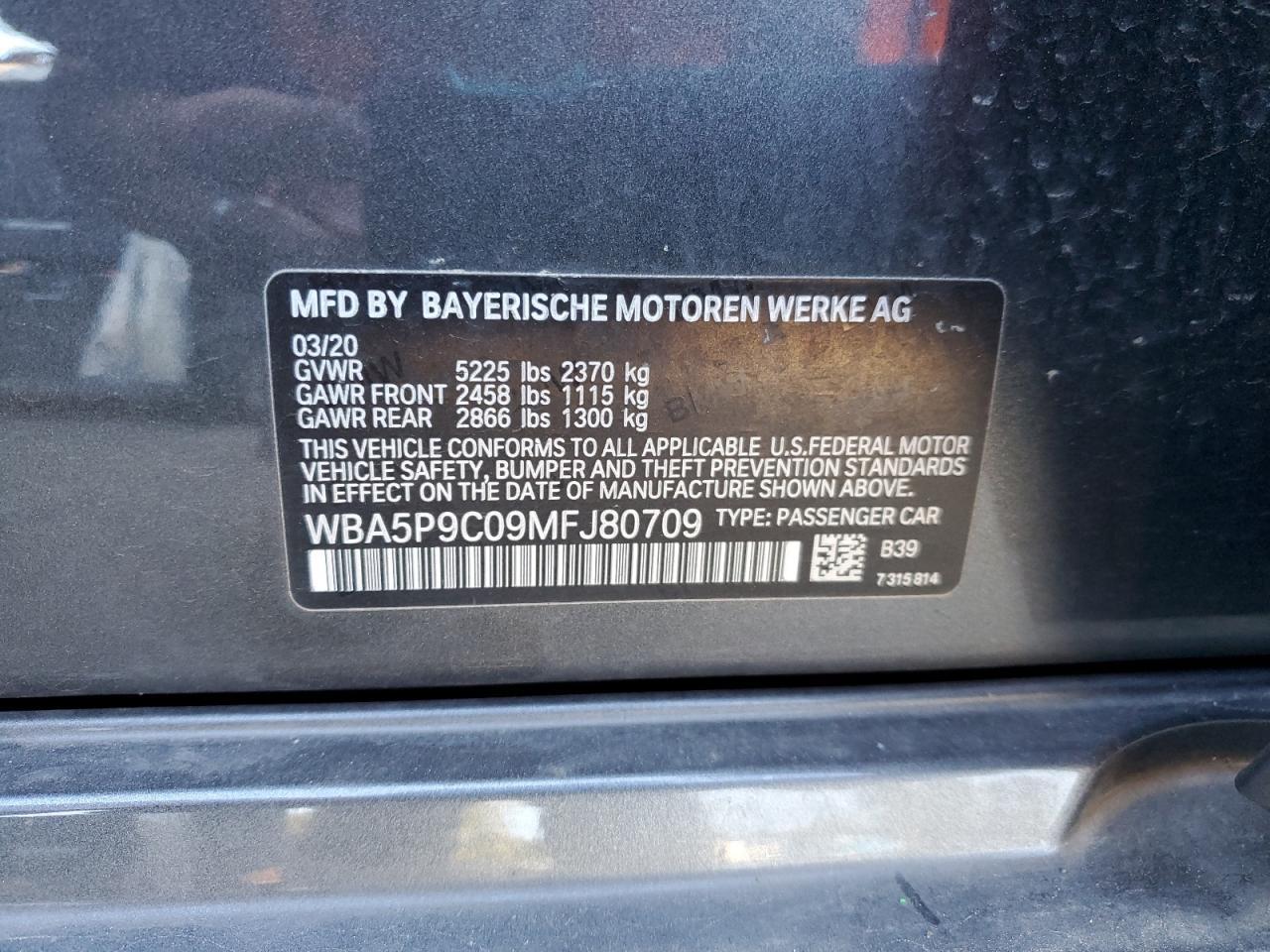 2021 BMW 3 SERIES