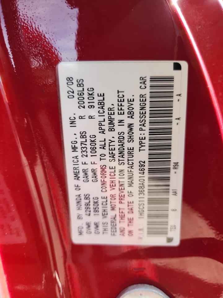2008 HONDA ACCORD
