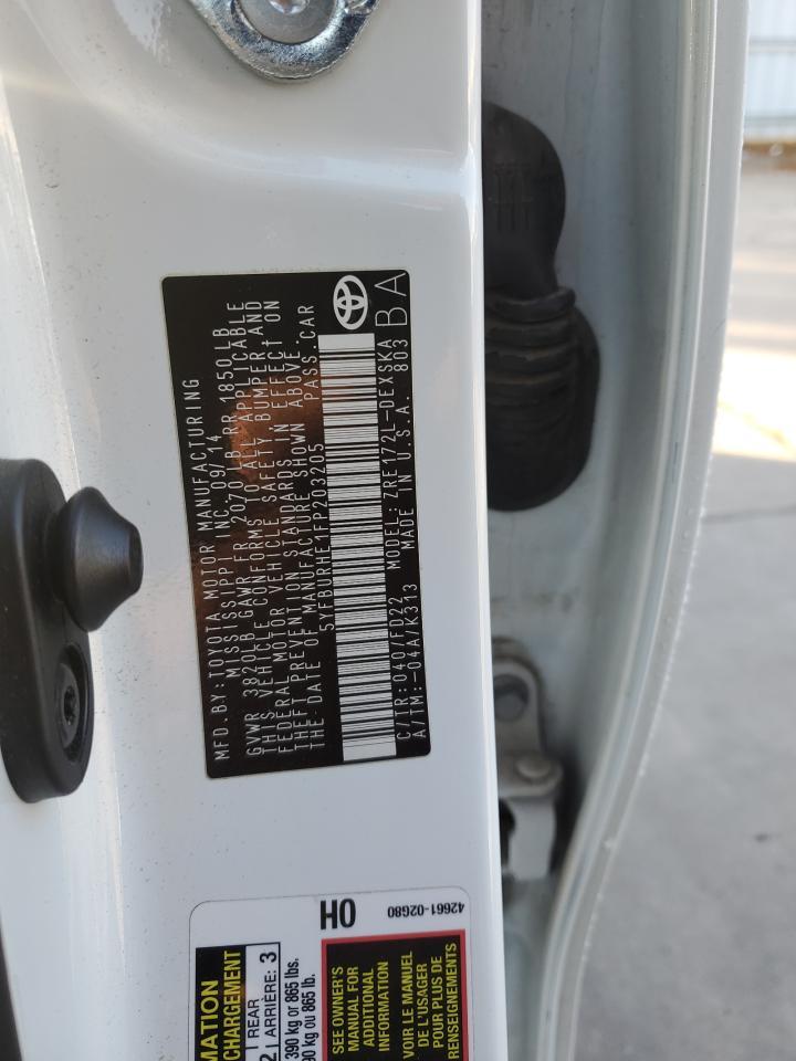 2015 TOYOTA COROLLA