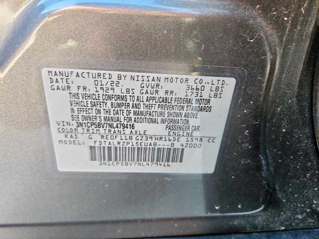 2022 NISSAN KICKS