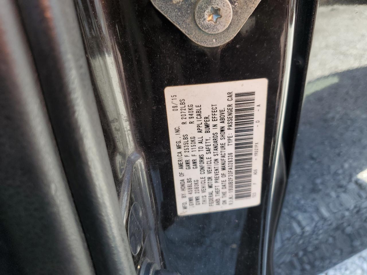 2015 ACURA TLX