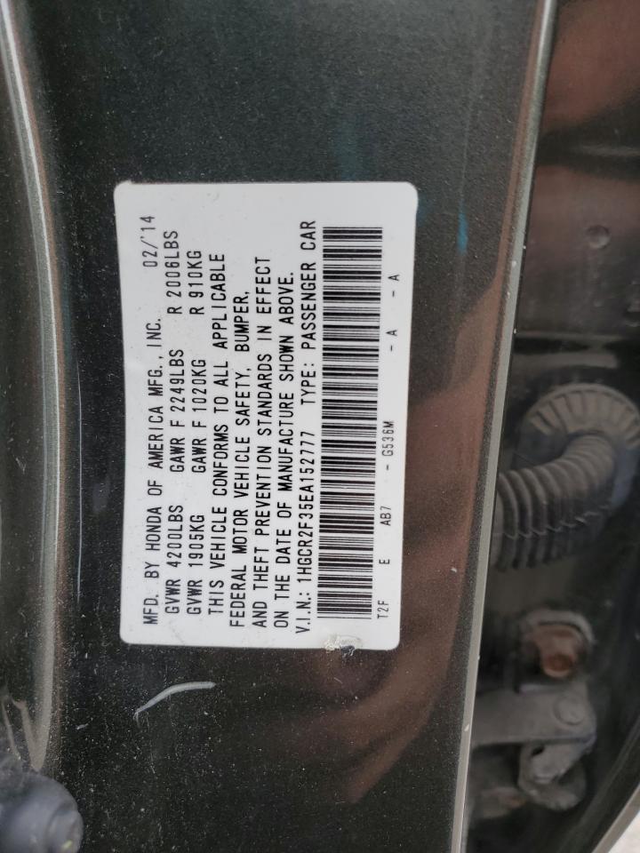 2014 HONDA ACCORD