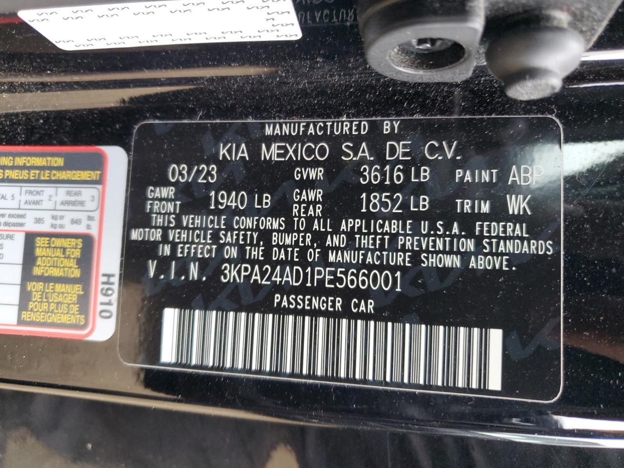 2023 KIA RIO