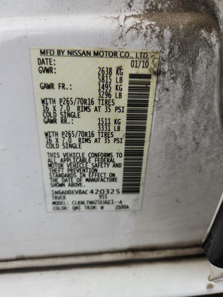 2010 NISSAN Frontier
