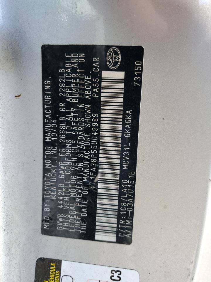2005 TOYOTA CAMRY