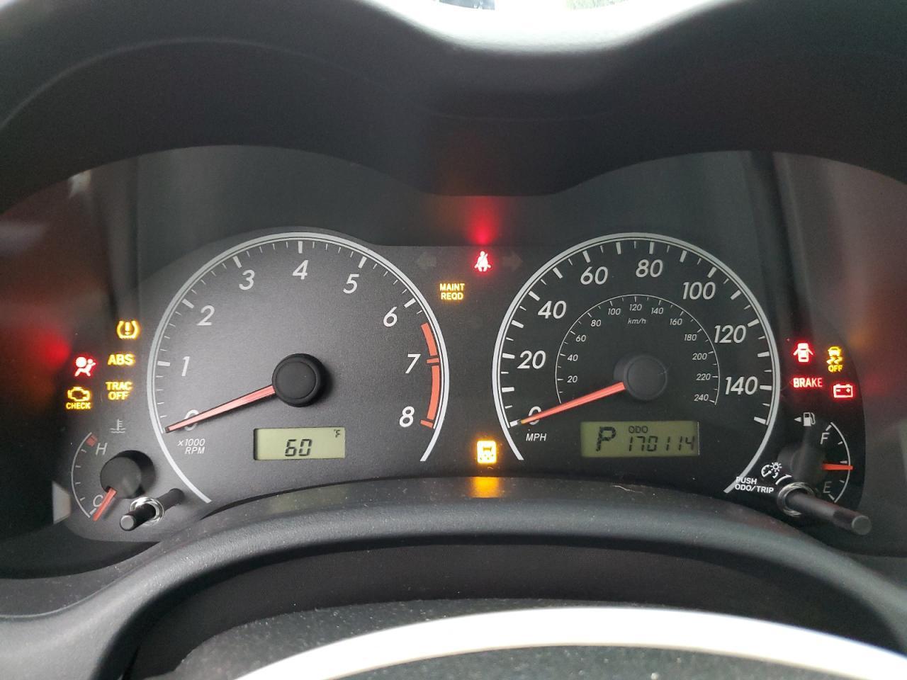 2012 TOYOTA COROLLA