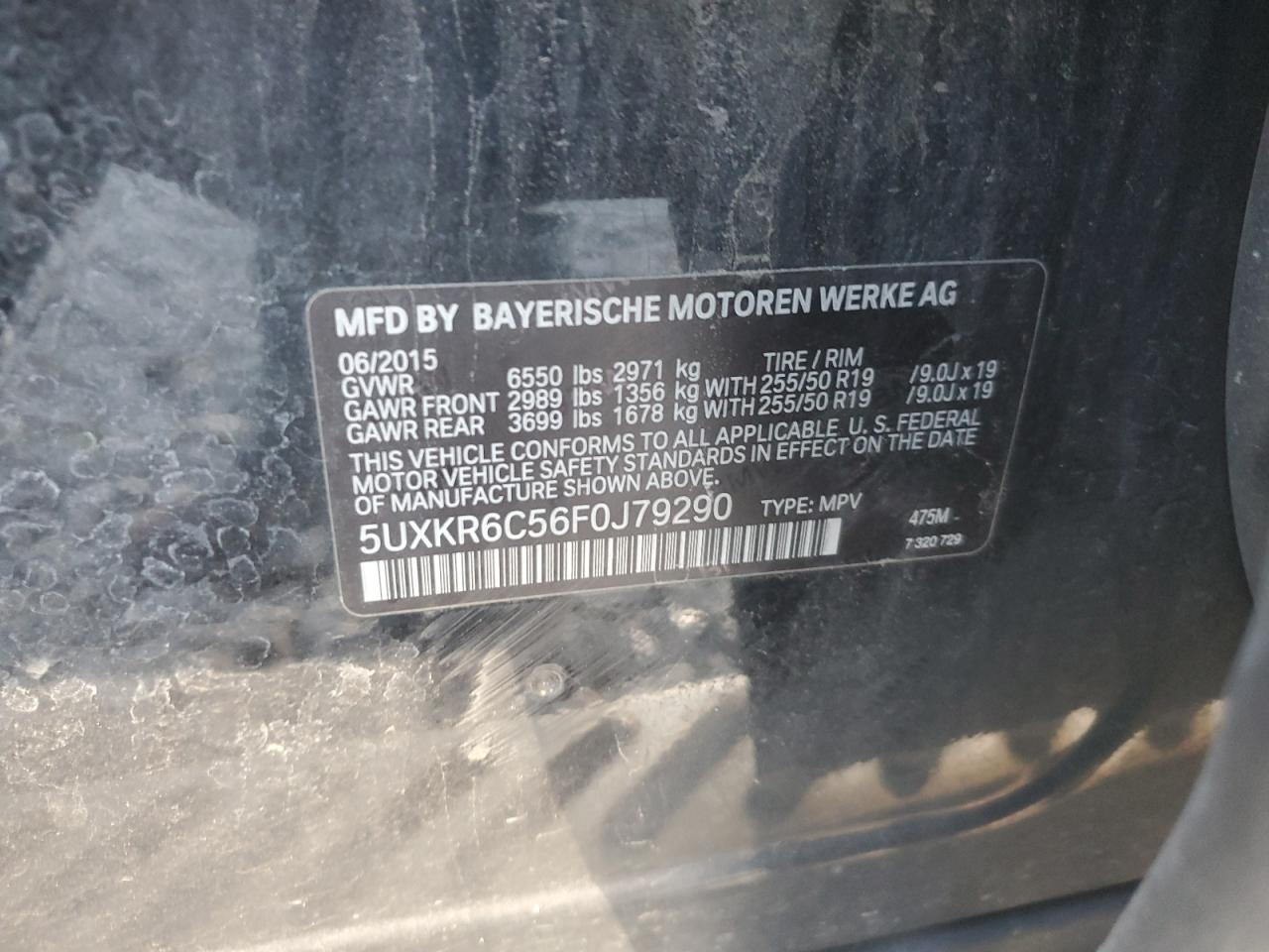 2015 BMW X5