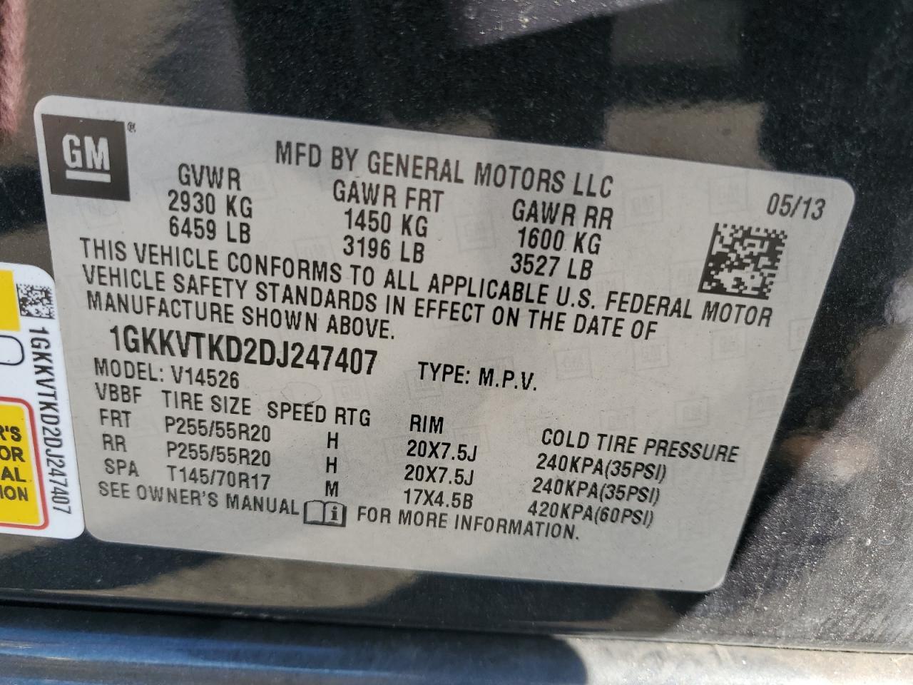 2013 GMC ACADIA