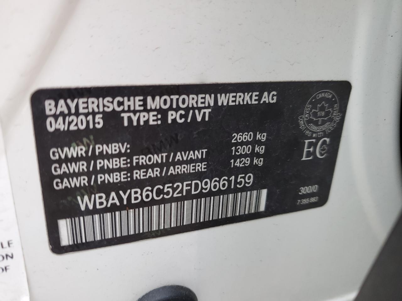 2015 BMW 7 series