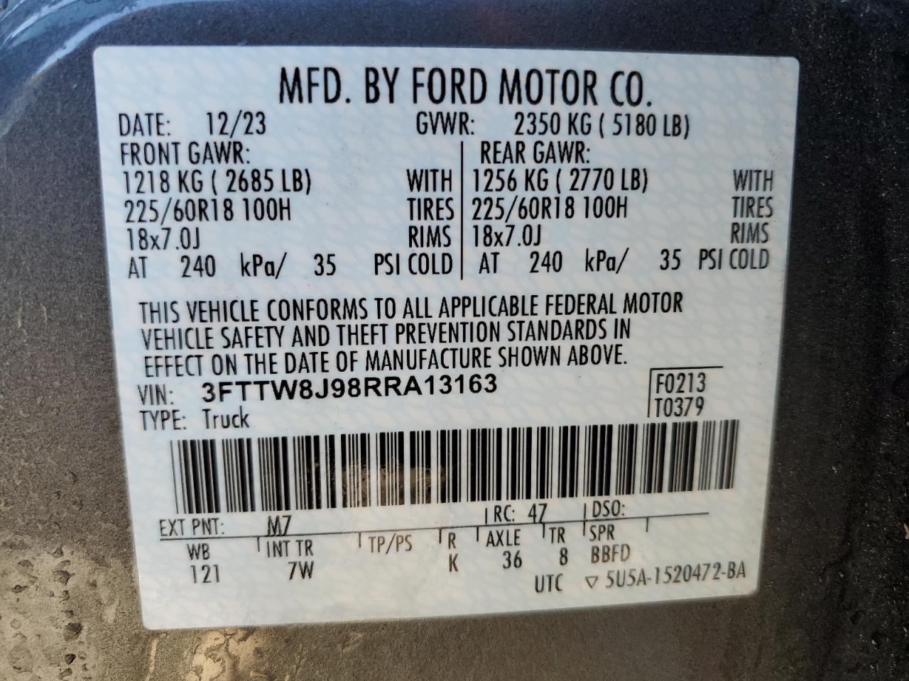 2024 FORD Maverick