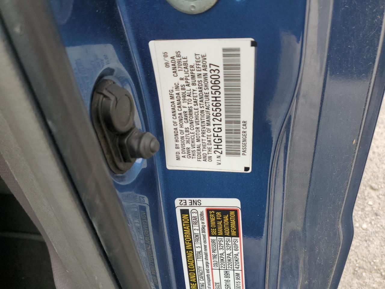 2006 HONDA CIVIC