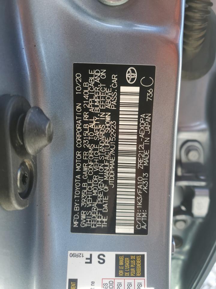 2021 TOYOTA COROLLA