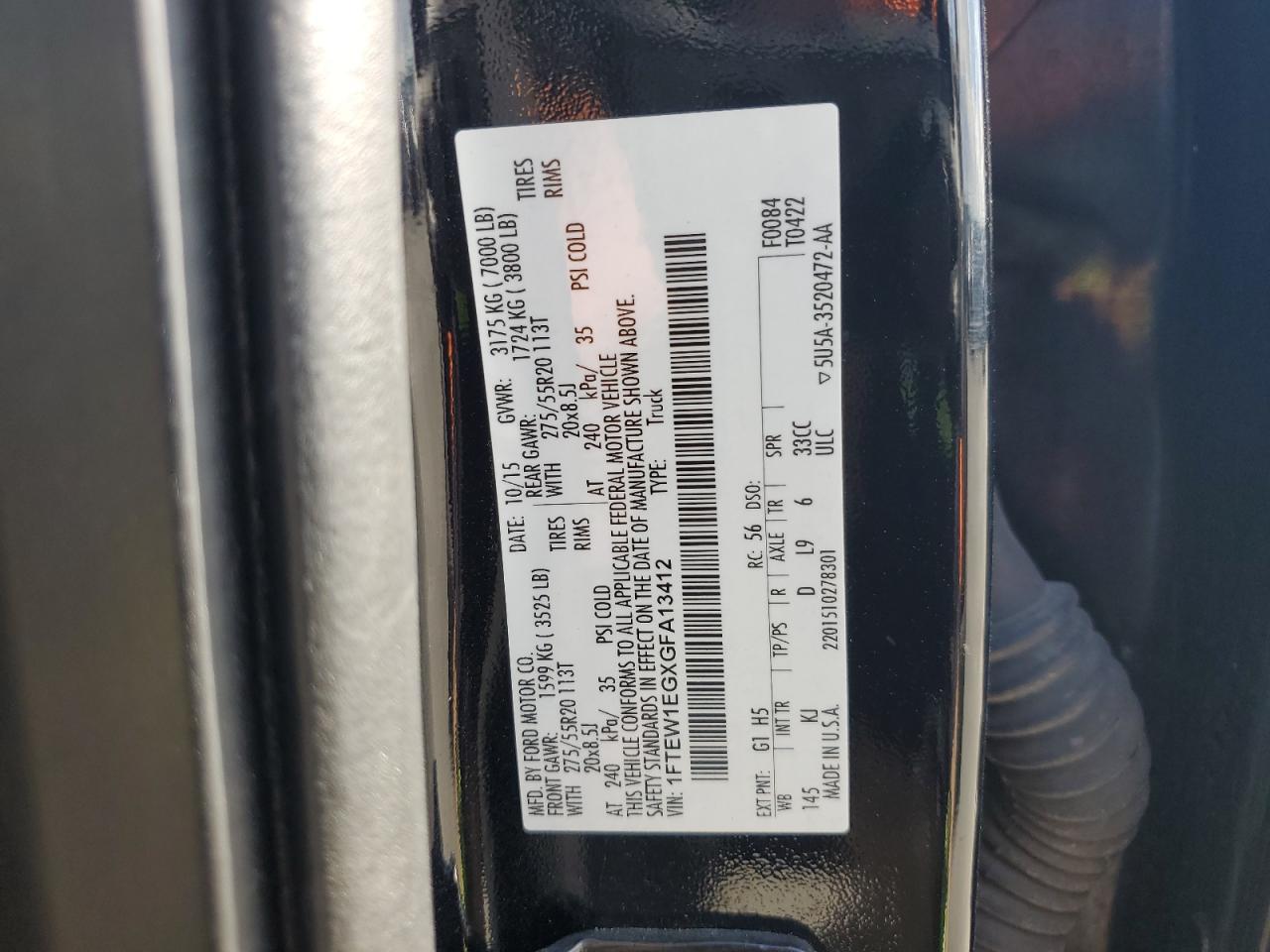 2016 FORD F-150