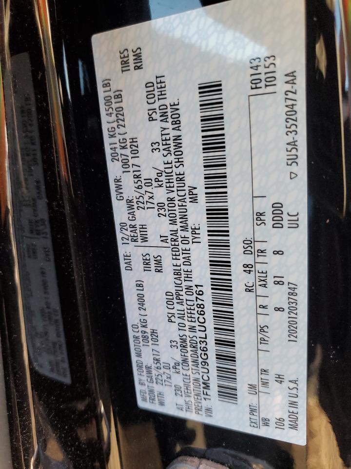 2020 FORD ESCAPE