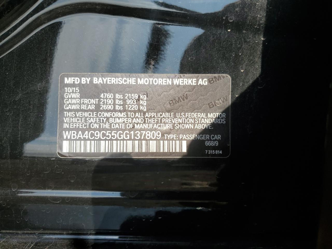 2016 BMW 4 Series