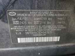 2013 HYUNDAI SONATA