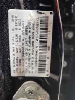 2007 HONDA ACCORD