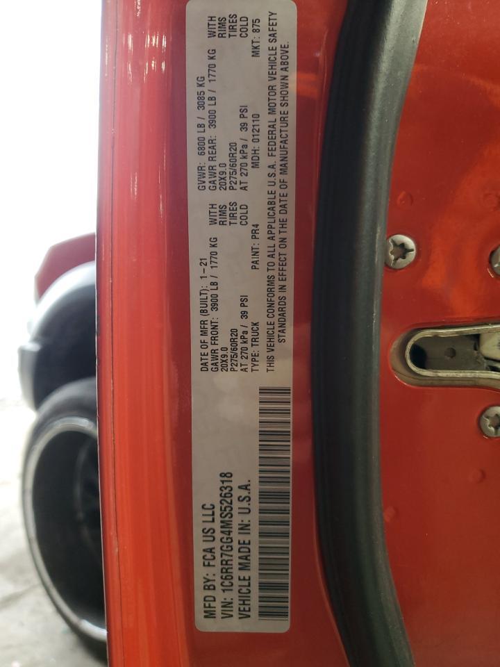 2021 RAM 1500