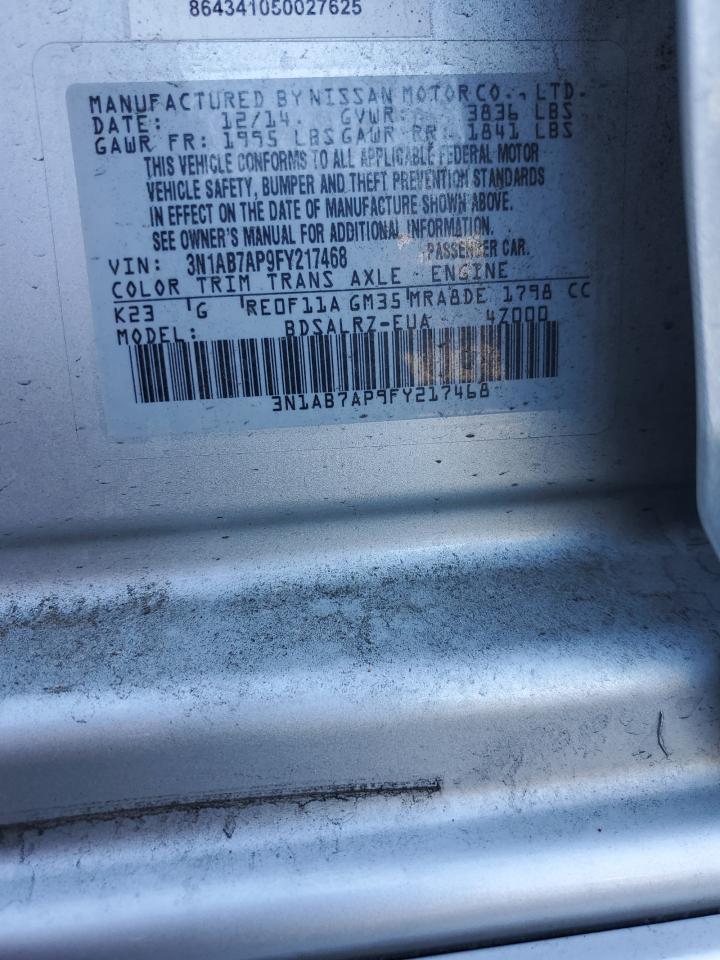 2015 NISSAN SENTRA