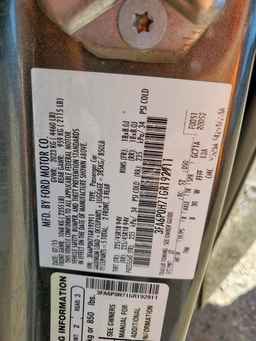 2016 FORD FUSION
