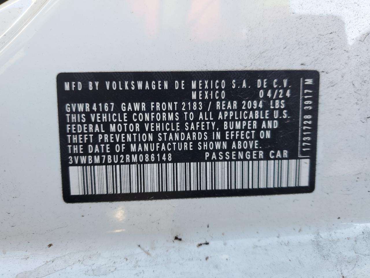 2024 VOLKSWAGEN JETTA