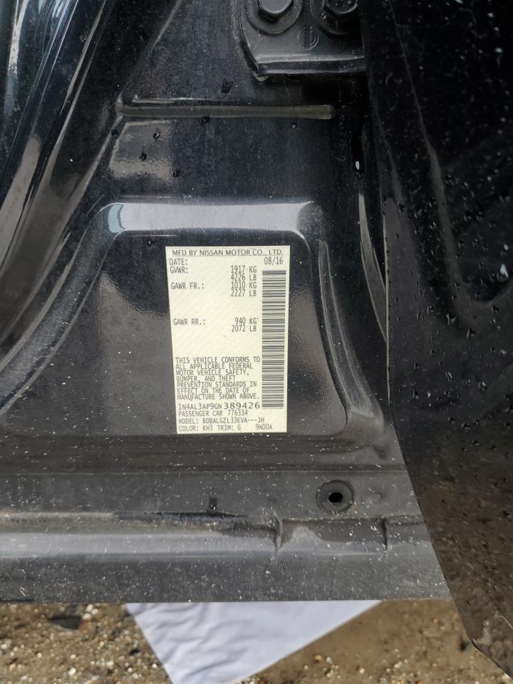 2016 NISSAN ALTIMA