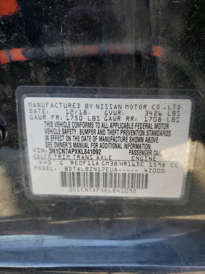 2019 NISSAN VERSA