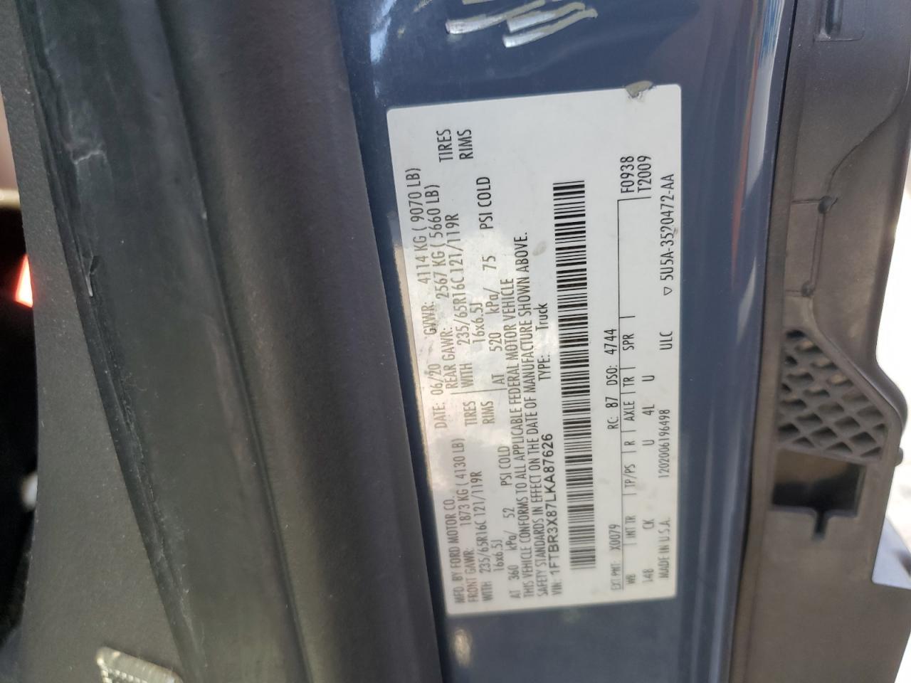 2020 FORD Transit