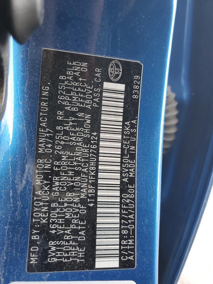2017 TOYOTA CAMRY