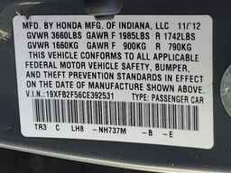 2012 HONDA CIVIC