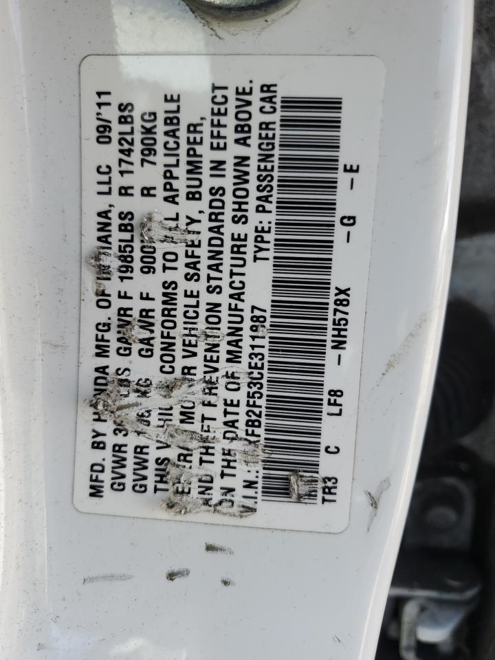 2012 HONDA CIVIC
