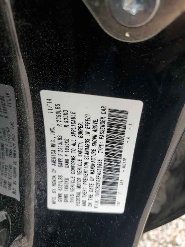 2015 HONDA ACCORD