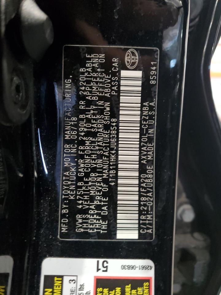 2018 TOYOTA CAMRY