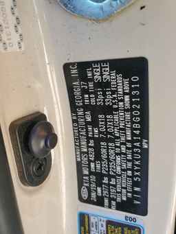 2011 KIA SORENTO