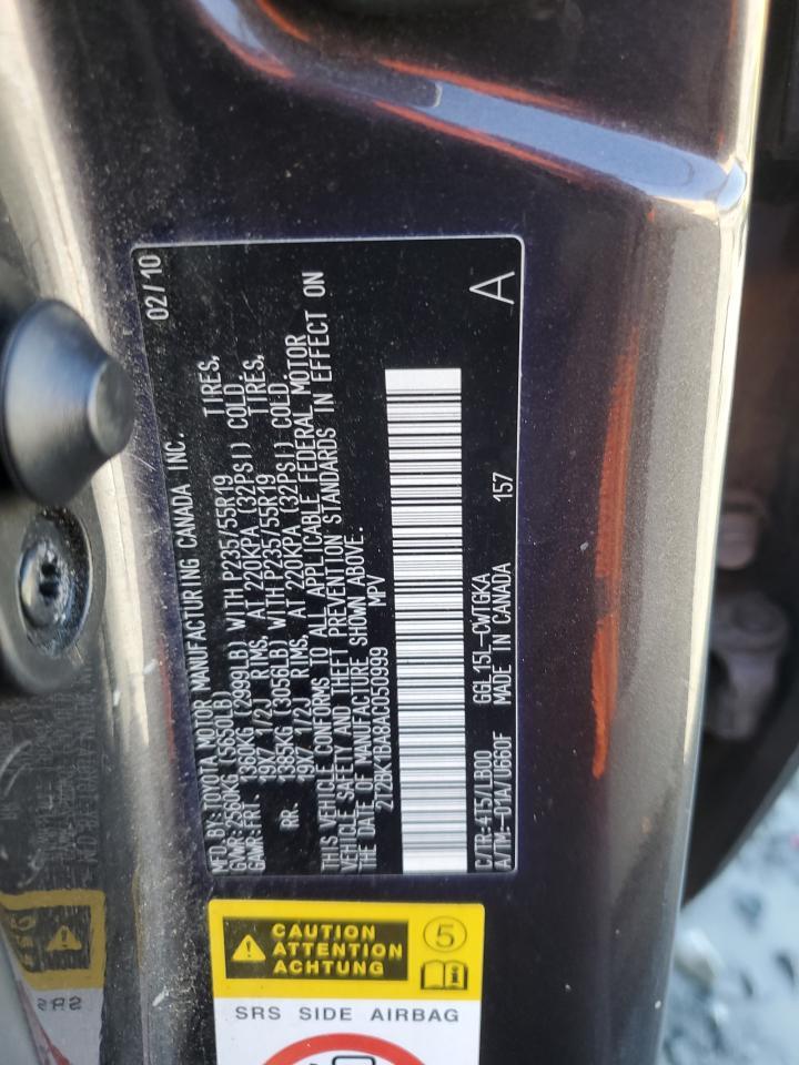 2010 LEXUS RX 350