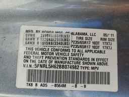 2011 HONDA ODYSSEY