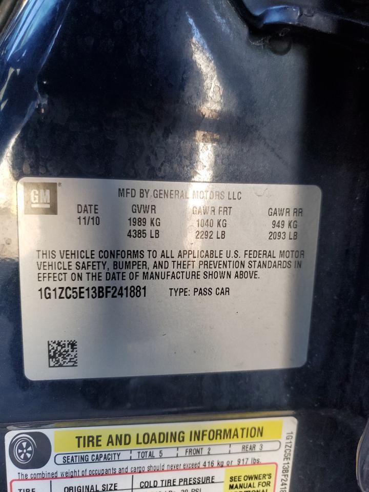 2011 CHEVROLET MALIBU
